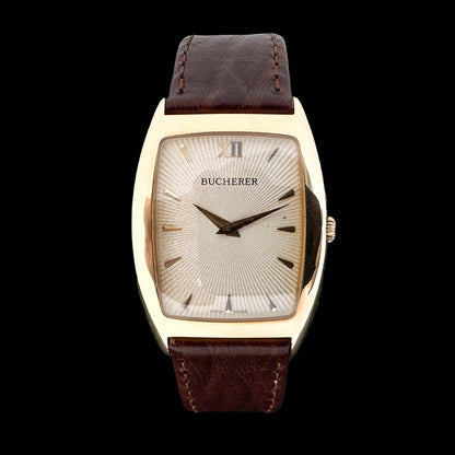 Bucherer Sunburst Tonneau 18K