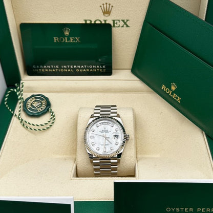 Rolex Day-Date 18K Mother of Pearl